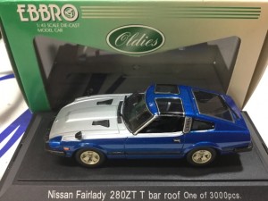 エブロ 1/43 日産 フェアレディ 280ZT Tbar roof