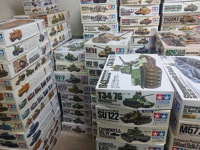 出張買取 タミヤ ドラゴン アカデミー トランぺッターなど戦車 戦闘機プラモデル多数を大阪府豊中市よりお売りいただきました カートイワークス