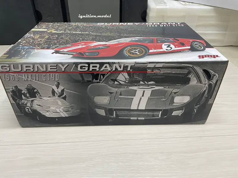 gmp GURNEY/GRANT 1966 MKII GT40　パッケージ側面