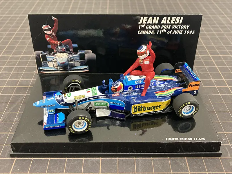 ミニチャンプス 1/18 ジャン アレジ1995カナダGP