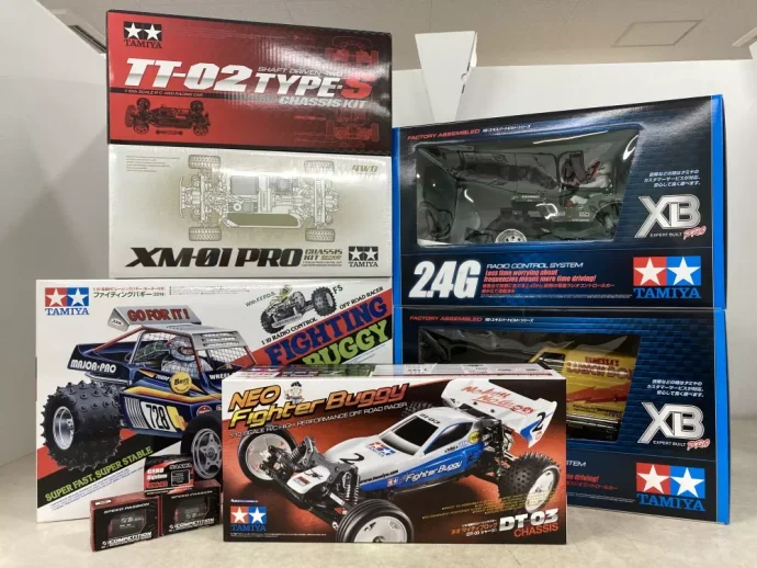 【宅配買取】石川県小松市のラジコンの買取実績｜タミヤ「XM-01 PRO シャーシキット」「TT-02 TYPE-S」等、RCカーや各種ラジコン関連アイテムを買い取りさせて頂きました。