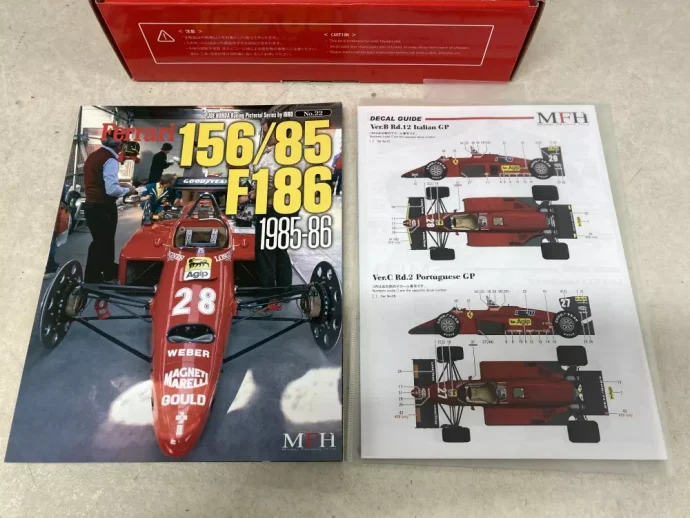 MHF 1/12 Fulldetail Kit：Ferrari 156/85 Ver.A